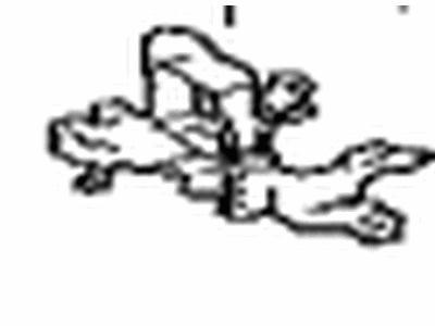 7181B-42010 Toyota Holder, Front Seat Cushion Wire Harness, Driver Side Illustration 1 of 1