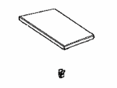 Toyota 58416-42070-C0 Board, Rear Floor