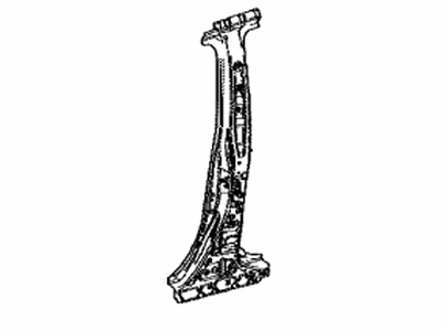 Toyota 61038-42905 Reinforcement Sub-Assembly, Center Body Pillar, Driver Side