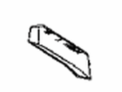 Toyota 63356-42020 Pad, Roof Headlining, Driver Side 63356-42020 Toyota Pad, Roof Headlining, Driver Side Illustration 1 of 1