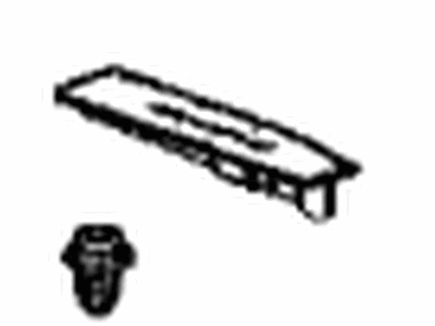 Toyota 58569-42040-C0 Cover,  Front Floor Caution Plate