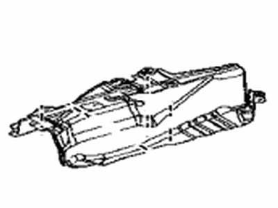 58720-42010 Toyota Insulator, Front Floor Heat, Lower Illustration 1 of 1