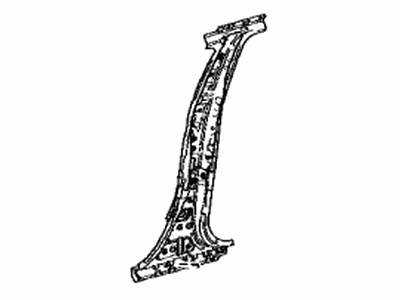 Toyota 61037-42905 Reinforcement Sub-Assembly, Center Body Pillar, Pass Side