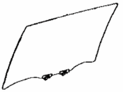 Toyota 68103-42190 Glass Sub-Assy,  Rear Door,  RH