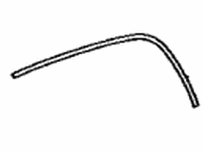 Toyota 53853-42050 Pad, Front Wheel Opening Extension