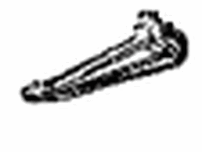 Toyota 57691-42010 Brace, Rear Floor Crossmember, Inner Passenger Side