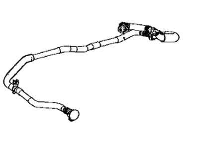 Toyota 77404-42100 Hose Sub-Assy,  Fuel Tank Vent