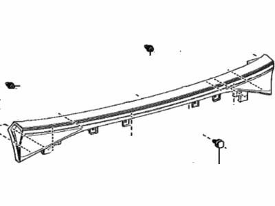 Toyota 81581-42180 Lens & Body,  Rear Lamp