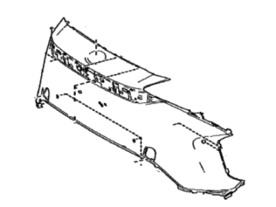 Toyota 52119-4A936 Cover,  Front Bumper
