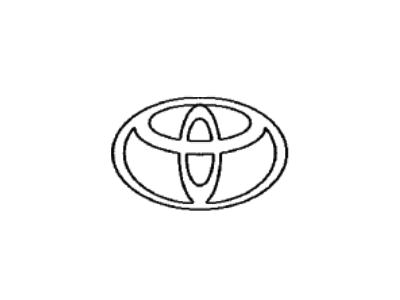 Toyota 90975-02209 Emblem,  Radiator Grille (Or Front Panel)