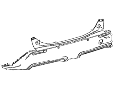 Toyota 52159-42260 Cover,  Rear Bumper