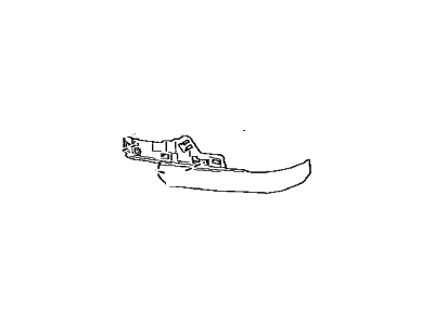 Toyota 8791A-42J00 Cover, Outer Mirror, Passenger Side