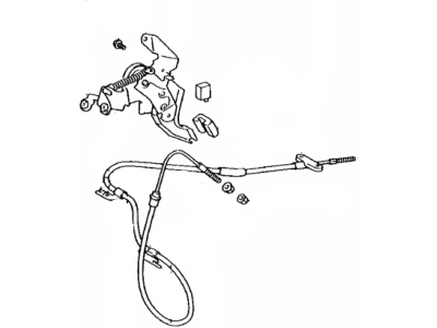 Toyota 46200-35010 Parking Brake Control