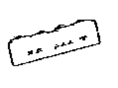 Toyota 83253-60220 Glass,  Accessory Meter