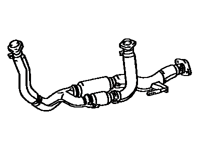 Toyota 17410-20020 Front Pipe