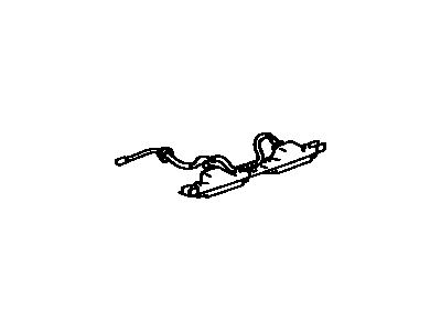 Toyota 81270-33030 License Lamp