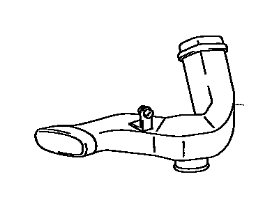 Toyota Camry Air Intake Coupling - 17806-74020