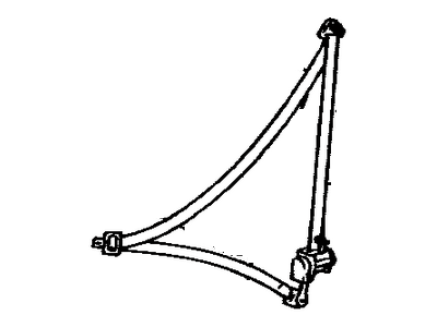 Toyota 73220-06030-B2 Retractor Side