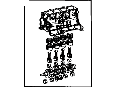 Toyota 11400-62050 Short Block