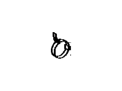 90080-46084 Toyota Clamp (For Front Axle Outboard Joint Boot Passenger Side) Illustration 1 of 1