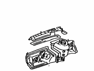 Toyota 53701-33080 Apron Assembly