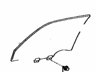 Toyota 68101-06010-83 Door Glass