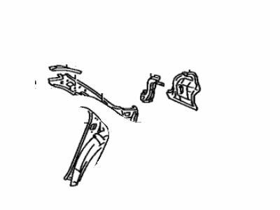 Toyota 61602-33011 Panel,  Quarter,  LH