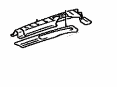 Toyota 53731-33010 Member, Front Apron To Cowl Side, Upper Passenger Side