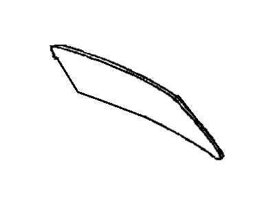 Toyota 64811-06010 Glass,  Back Window