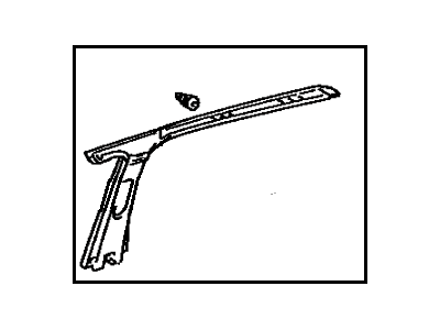 Toyota 62410-33030-K0 Pillar Trim