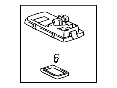 Toyota 81260-32090-E0 Lamp Assy,  Map