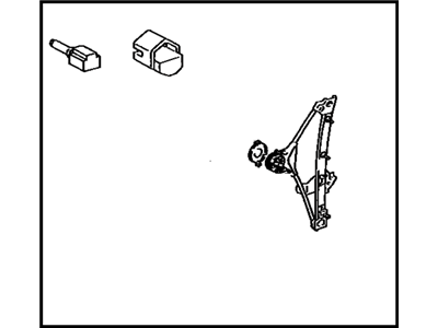 Toyota 69801-32060 Window Regulator