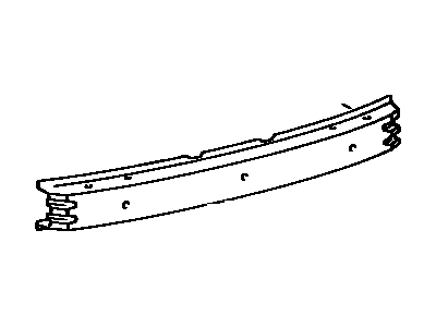 Toyota 52023-33010 Reinforcement Sub-Assembly, Rear Bumper