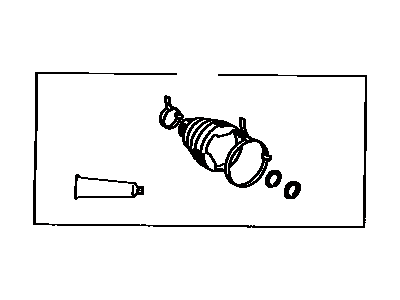 Toyota 04438-33011 Boot Kit,  Front Drive Shaft Inboard Joint,  RH