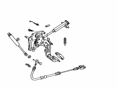 Toyota 46200-33010 Pedal Assembly, Parking Brake Control