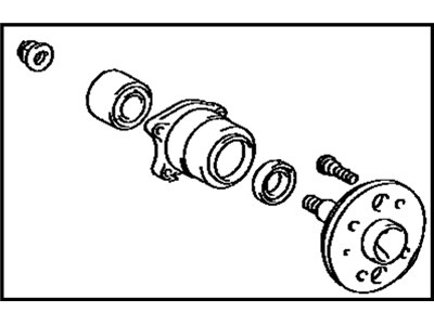 Toyota 42410-33010 Hub & Bearing Assy,  Rear Axle,  RH