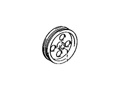 Toyota 44311-07010 Pulley,  Vane Pump