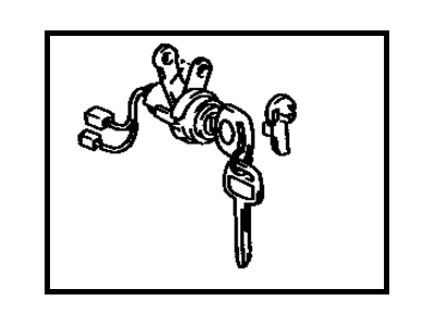 Toyota 69052-33030 Lock Cylinder