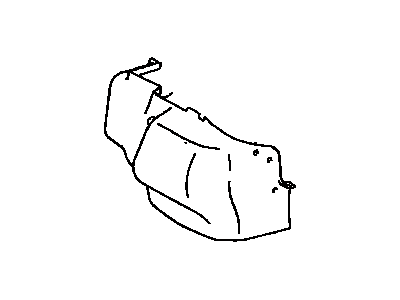Toyota 64722-33010-C0 Trunk Side Trim