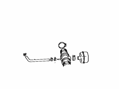 Toyota Camry Air Intake Coupling - 17880-62040