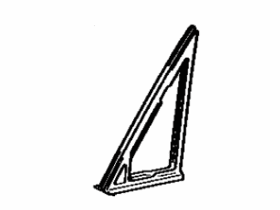 Toyota 68182-90K00 Weatherstrip, Vent Window, Driver Side