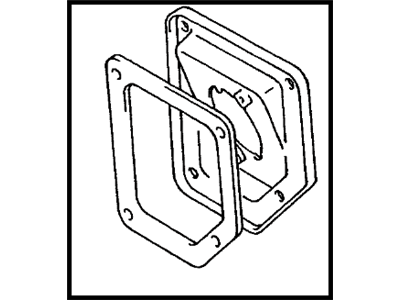 Toyota 45025-60060 Cover Sub-Assy,  Steering Column Hole,  NO.1