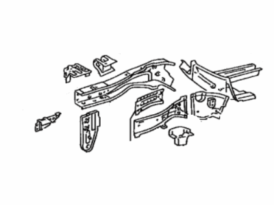 Toyota 57102-20800 Sidemember Assembly