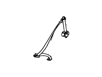 Toyota 73370-20570-C0 Rear Belt Assembly