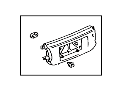 Toyota License Plate - 75082-20280-B0