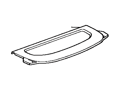 Toyota 64330-52010-C0 Panel Assy,  Package Tray Trim