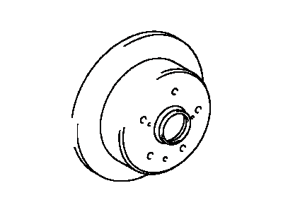 Toyota Celica Brake Disc - 42431-20360