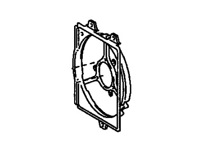 Toyota Celica Fan Shroud - 88454-20140