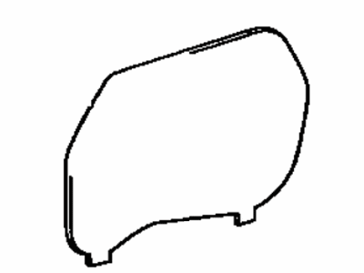 Toyota 67833-20100 Cover, Front Door Service Hole, Passenger Side