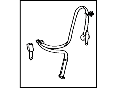 Toyota Celica Seat Belt - 73204-0W010